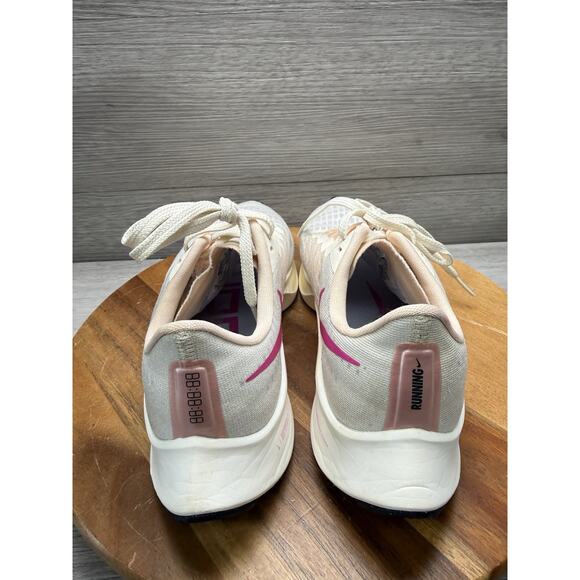 Nike Air Zoom Pegasus 37 Ivory/Ghost Running (BQ9647-102) Women Size 8 - Picture 5 of 10